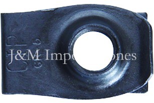 - 10012 - Grapa doble para tornillo 5 / 16”- 18 Std. corta 5 / 8” negra.